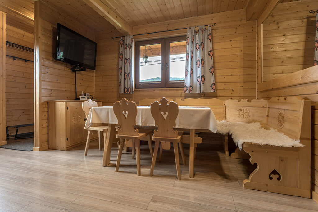 Domki Pienińskie - Domek drewniany - Salon